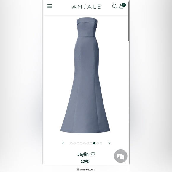 Amsale Dresses & Skirts - Amsale Jaylin Dusk Strapless Dress